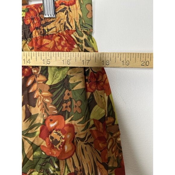 Anna and Frank Women's Lightweight Shear 100% Silk Skirt Floral Vtg Size XL NWT - Picture 5 of 9